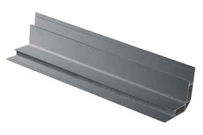 Угловой элемент внутренний,алюминиевый, серый