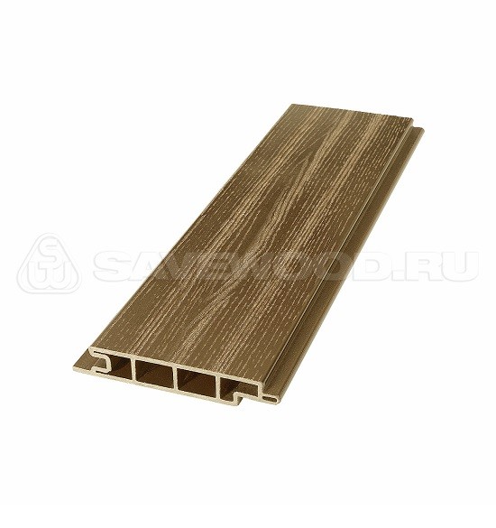 Террасная доска из ДПК SW Padus радиальный распил «SaveWood» тик купить в Новотроицке