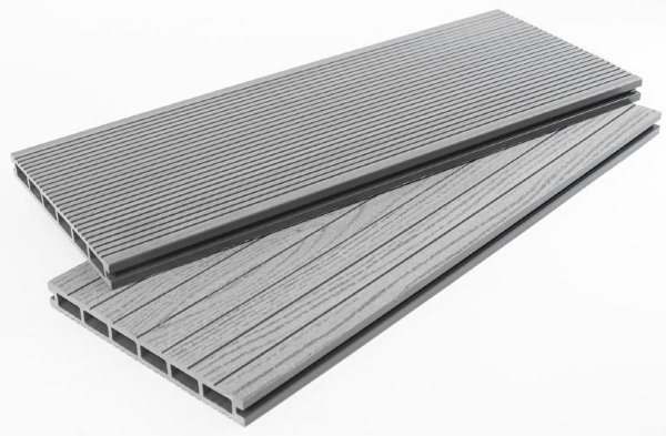 Террасная доска ДПК - ДеревоПласт- DP Standart+ серый купить в Новотроицке