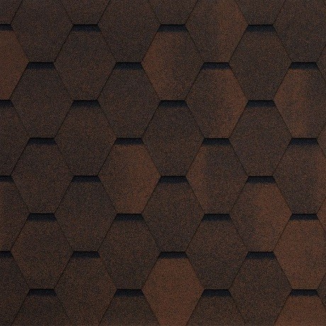 Гибкая черепица Tegola GARDA marrone 439 купить в Новотроицке