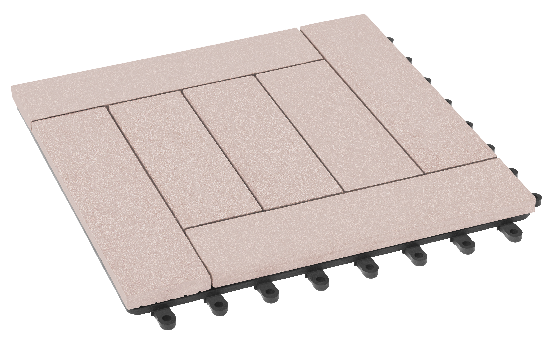 Модульный паркет ДПК GRINDERDECO Комфорт 6 Выбеленный дуб купить в Новотроицке