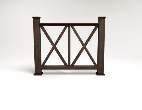 Ограждение из ДПК FG7 венге купить в Новотроицке