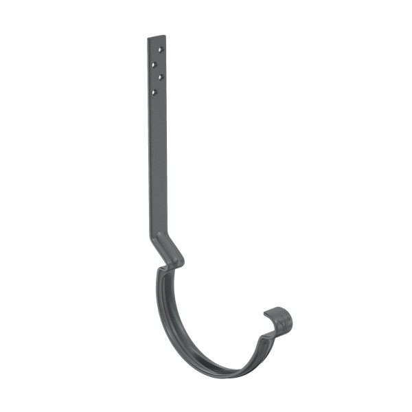 Водосток Aquasistem, система 125x90 - Крюк крепления желоба удлиненный RR 23 Маренго купить в Новотроицке