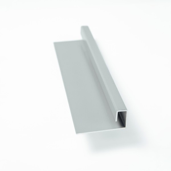Профиль J завершающий алюминиевый (матовый) 3м купить в Новотроицке